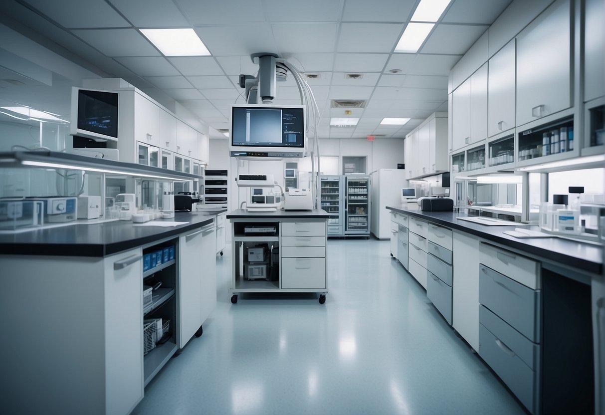 cord blood bank lab room